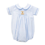 Zuccini Kids Smocked Puppy Bubble