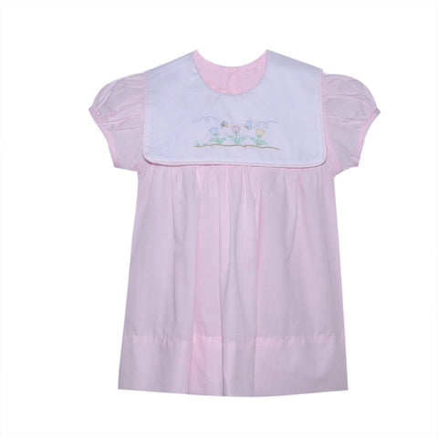 Baby Sen Embroidered Spring Flowers Dress