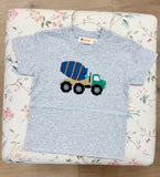 Luigi Kids Grey Cement Truck Tee