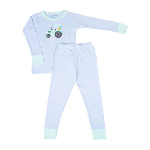 Magnolia Baby Tractor Time Long Pajamas