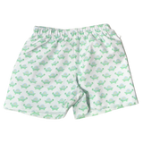 Mint Magnolia Uptown Turtles Shorts