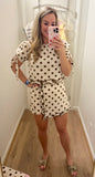 Audrey Polka Dot Skort Set