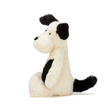 Jellycat Black & Cream Puppy- Medium