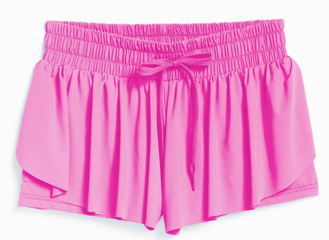 Pink Butterfly Shorts