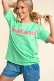 Mint Sunkissed Tee