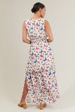 Butterfly Tiered Maxi Dress