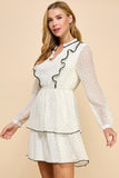Black & Ivory Polka Dot Dress