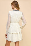 Black & Ivory Polka Dot Dress