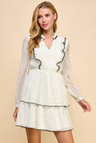 Black & Ivory Polka Dot Dress