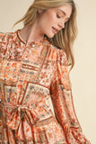 Dusty Pink Patch Dress
