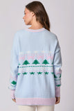 Christmas Tree Bow Sweater