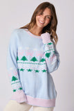 Christmas Tree Bow Sweater