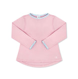 Set Athletics Taylor Long Sleeve Top- Cotton Candy Pink & Frosted Floral