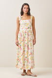 Fruit Printed Maxi Dress
