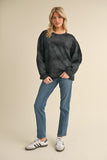 Black Tie Dye Sweatshirt