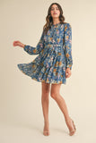 Midnight Floral Dress