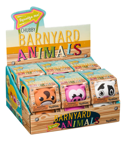 Farm Fresh Chubby Barnyard Animals- Assorted Colors