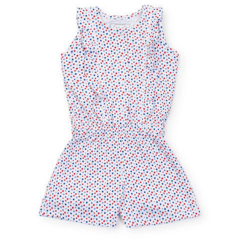 Lila & Hayes Star Spangled Lola Romper