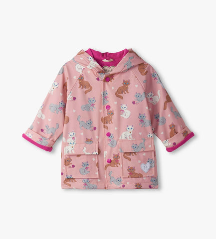 Hatley Little Kitties Snap Raincoat