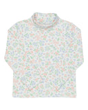 Grace & James Kids Dotsy Floral Turtleneck