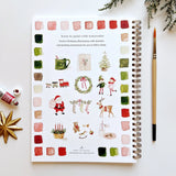 Emily Lex Christmas Watercolor Work Book