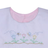 Baby Sen Embroidered Spring Flowers Bubble