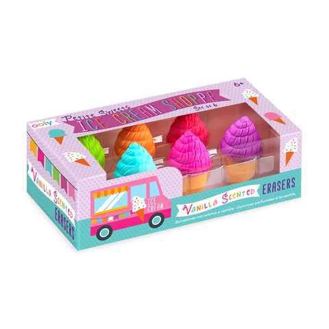 Ooly Petite Sweets Ice Cream Shoppe Scented Erasers