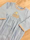 Squiggles by Charlie Blue Duck Car Long Sleeve Bubble