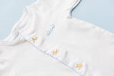 Winn & William Bullion Embroidered Baby Ducklings Sleeper