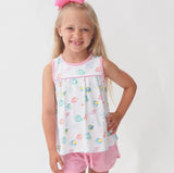 Cypress Row Fish Frenzy Girls Short Set