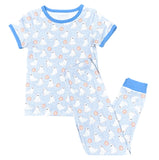 James & Lottie Pima Ghost Boys Short Sleeve Pajamas