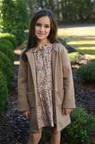 Pleat Collection Jewel Floral Eve Dress