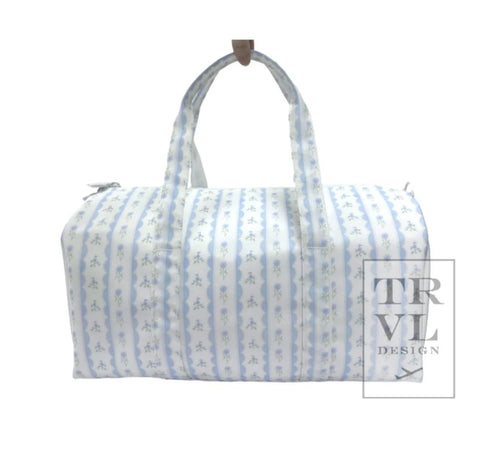 TRVL Blue Ribbon Floral Weekender Duffel Bag