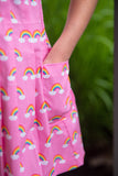 James & Lottie Pink Rainbow Reagan Dress