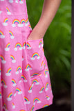 James & Lottie Pink Rainbow Reagan Dress *Pre Sale*