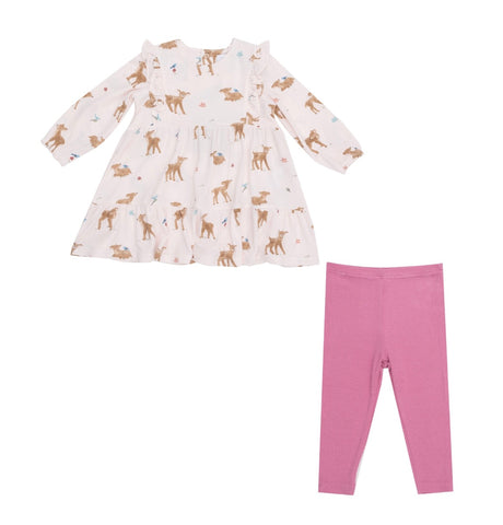 Angel Dear Soft Deer Dress Legging Set