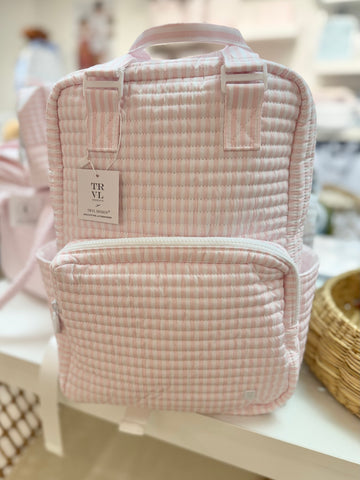 TRVL Quilted Pink Pimlico Stripe All You Need Bag