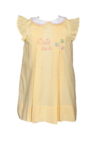 The Proper Peony Cute As A Button Dress