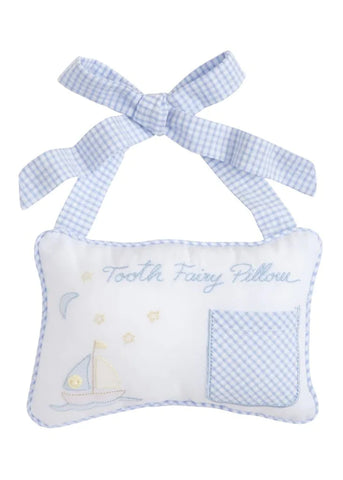 Little English Boys Tooth Fairy Door Pillow