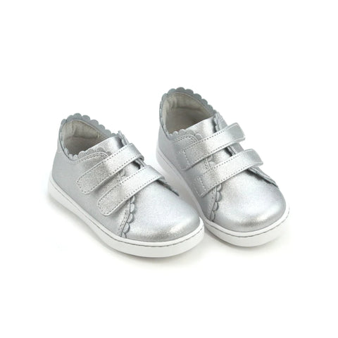 Lamour Caroline Scalloped Sneaker- Silver *Pre Order*