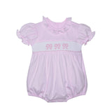 Baby Sen Knit Pink Bow Bryn Bubble