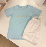 Percy & Tyne Hand Embroidered ABC Boys Short Set