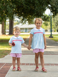 Trotter Street Apple Ribbon Short Set