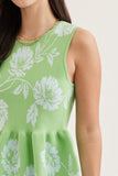 Celery Peplum Top