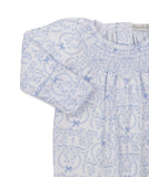 Kissy Kissy Delicate Blooms Smocked Footie