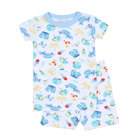 Magnolia Baby Bamboo Beach Party Boys  Short Pajamas