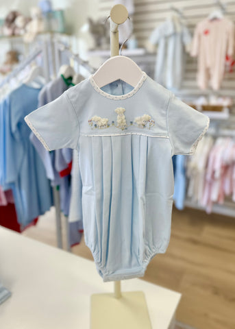Squiggles by Charlie Pale Blue Lamb Trio Boys Bubble