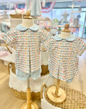 Anvy Kids Alphabet Banded Short Set
