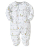 Kissy Kissy Blue Noah's Ark Footie