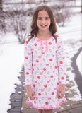 James & Lottie Gingerbread Pink Lounge Dress